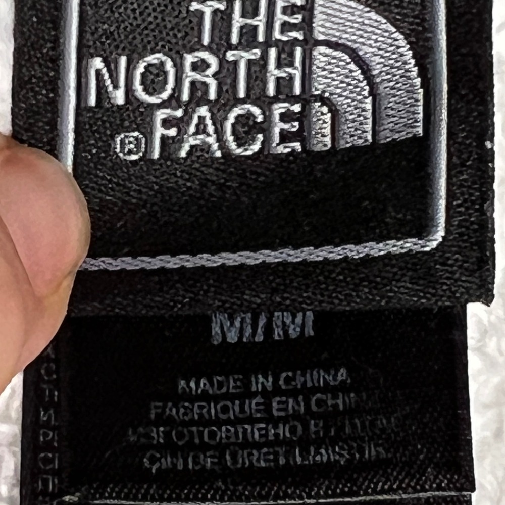 The North Face Women's Fleece Jacket Full Zip Fuzzy Pure White M Medium - Picture 4 of 4